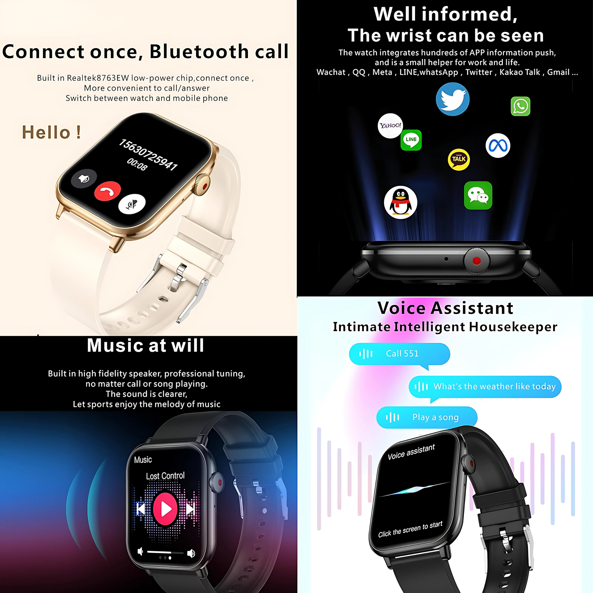 Manike QX7 Pro Smartwatch