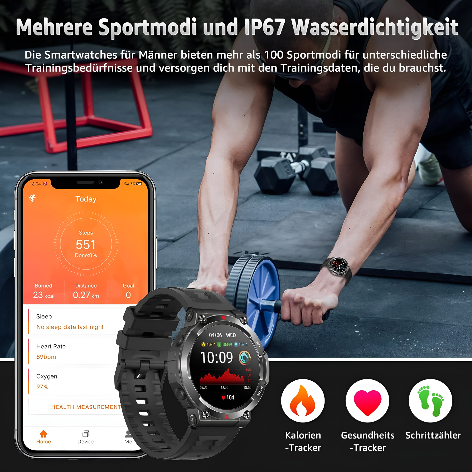 Manike KR10 Smartwatch