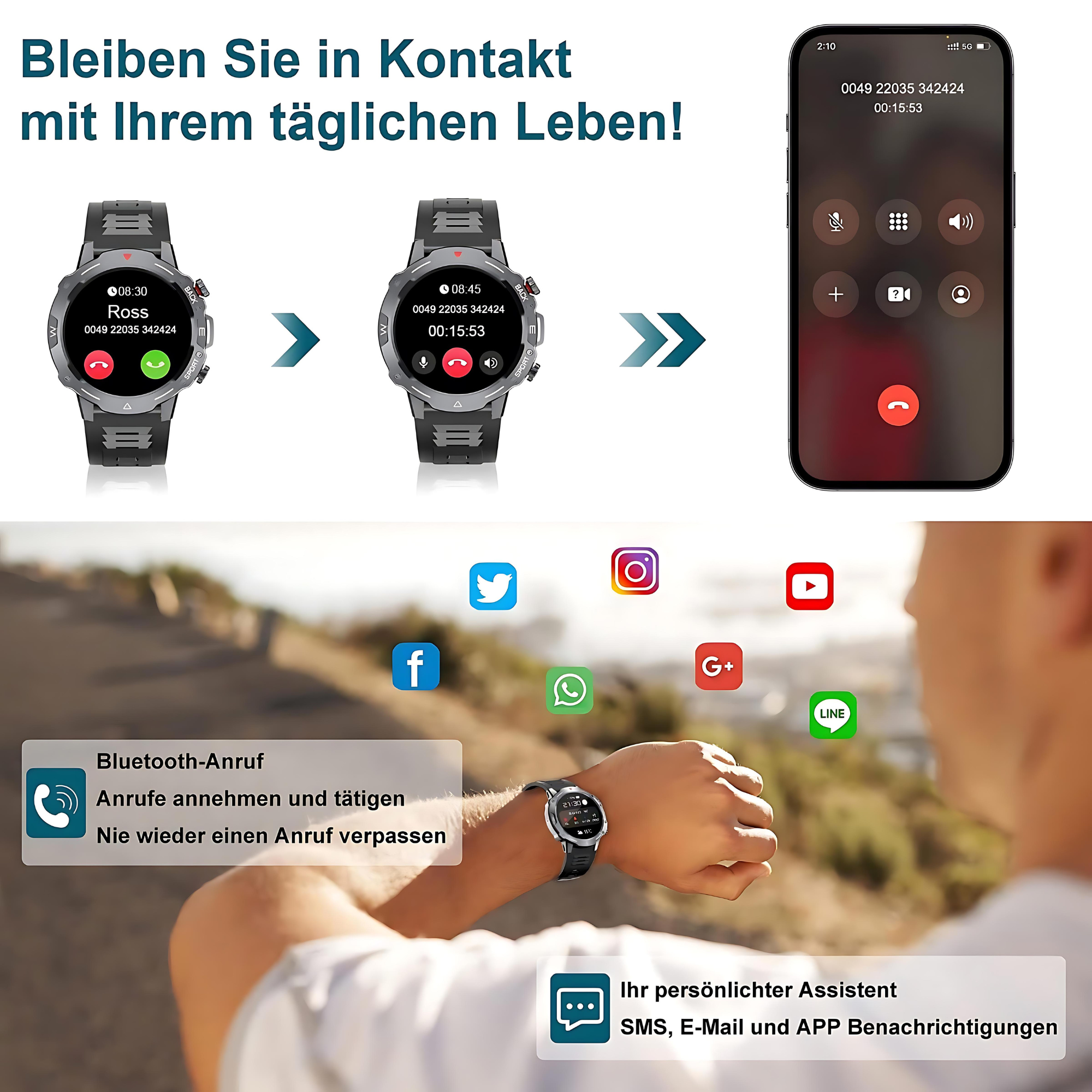 Manike KR10 Smartwatch