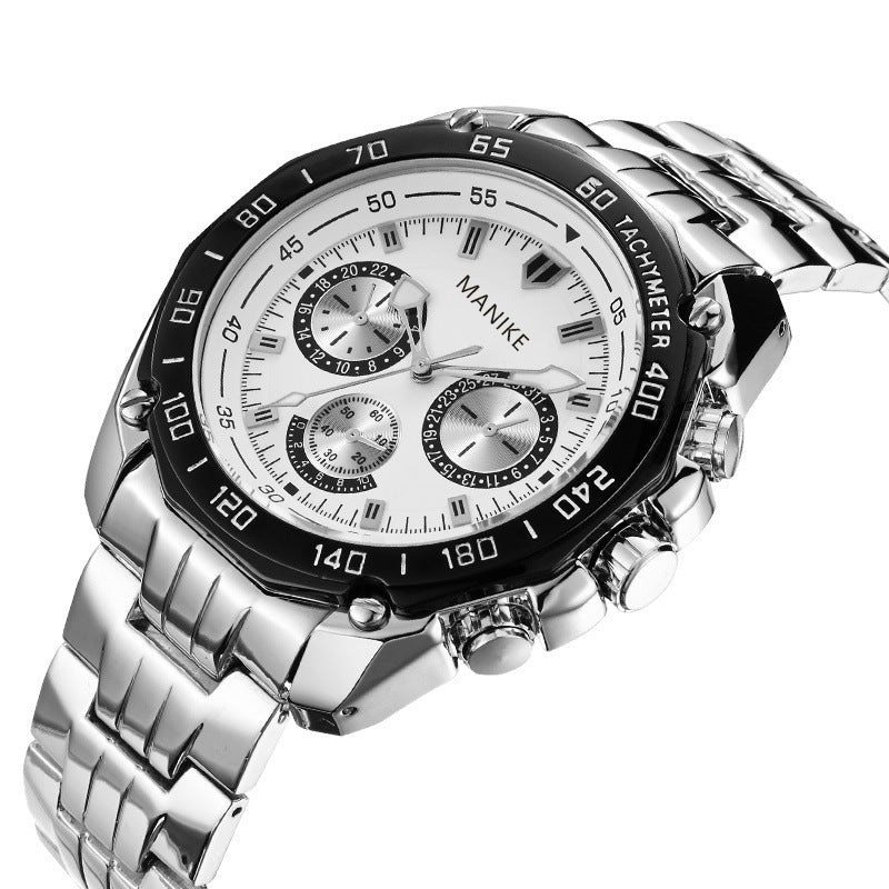 Manike 8084 Herren Analog Quarz Uhr