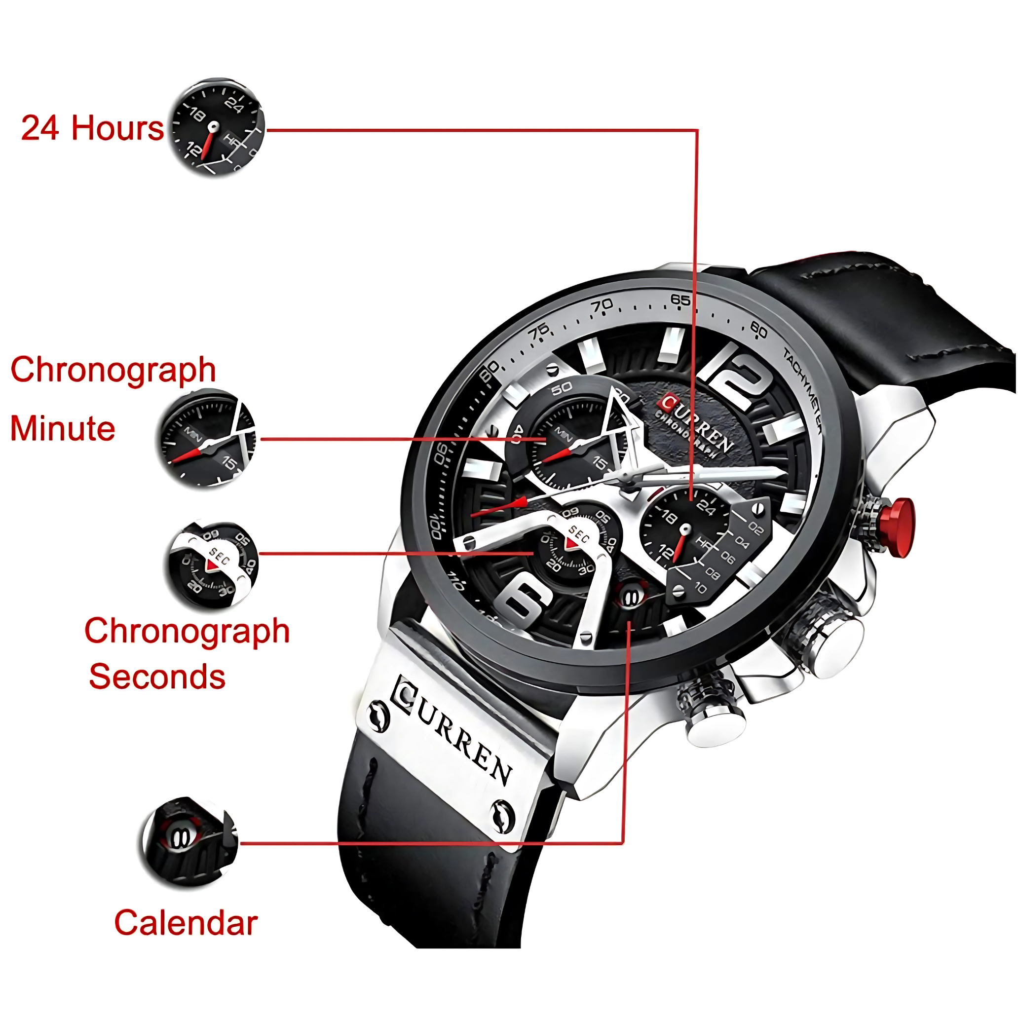 Manike 8329 Chronograph Herren Uhr