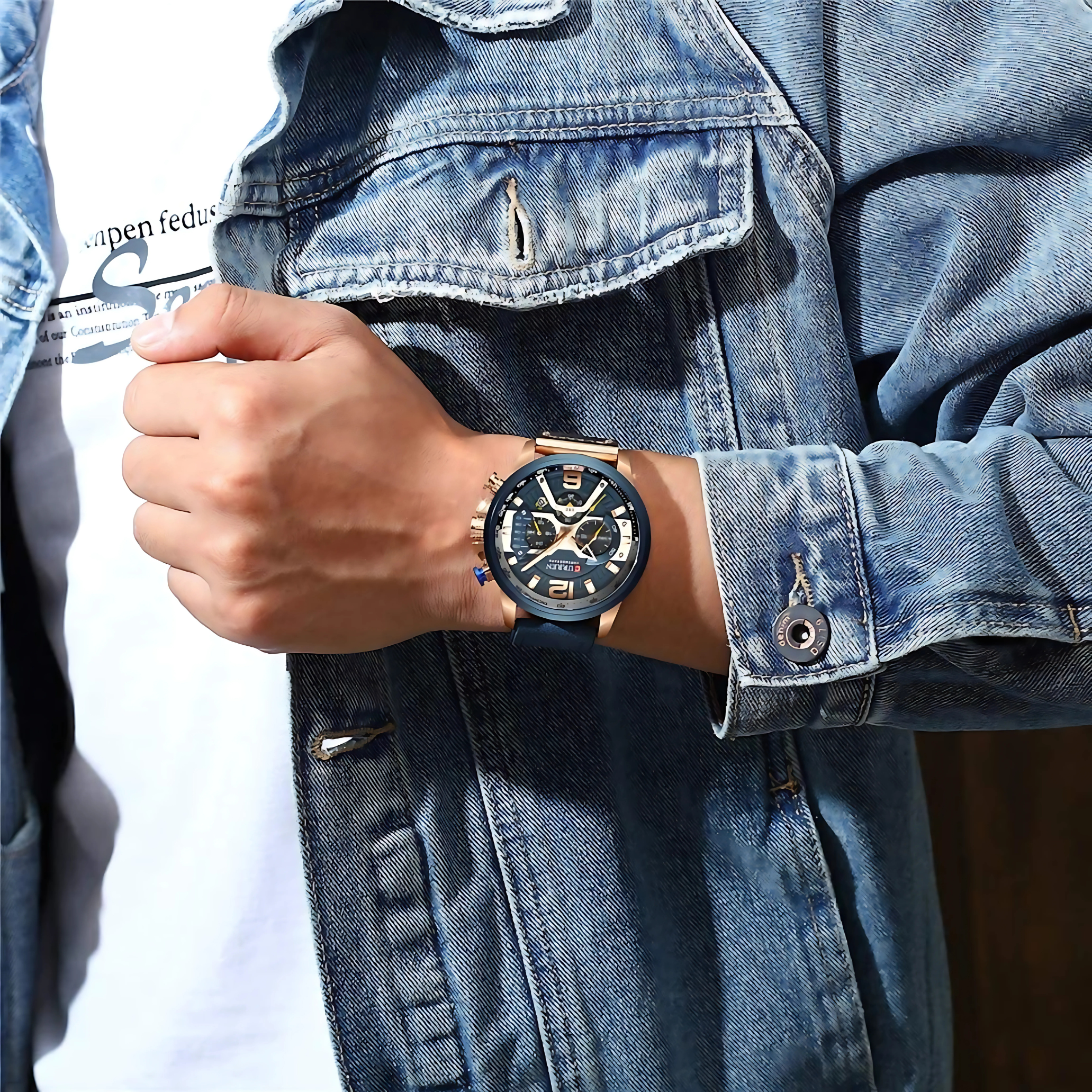 Manike 8329 Chronograph Herren Uhr