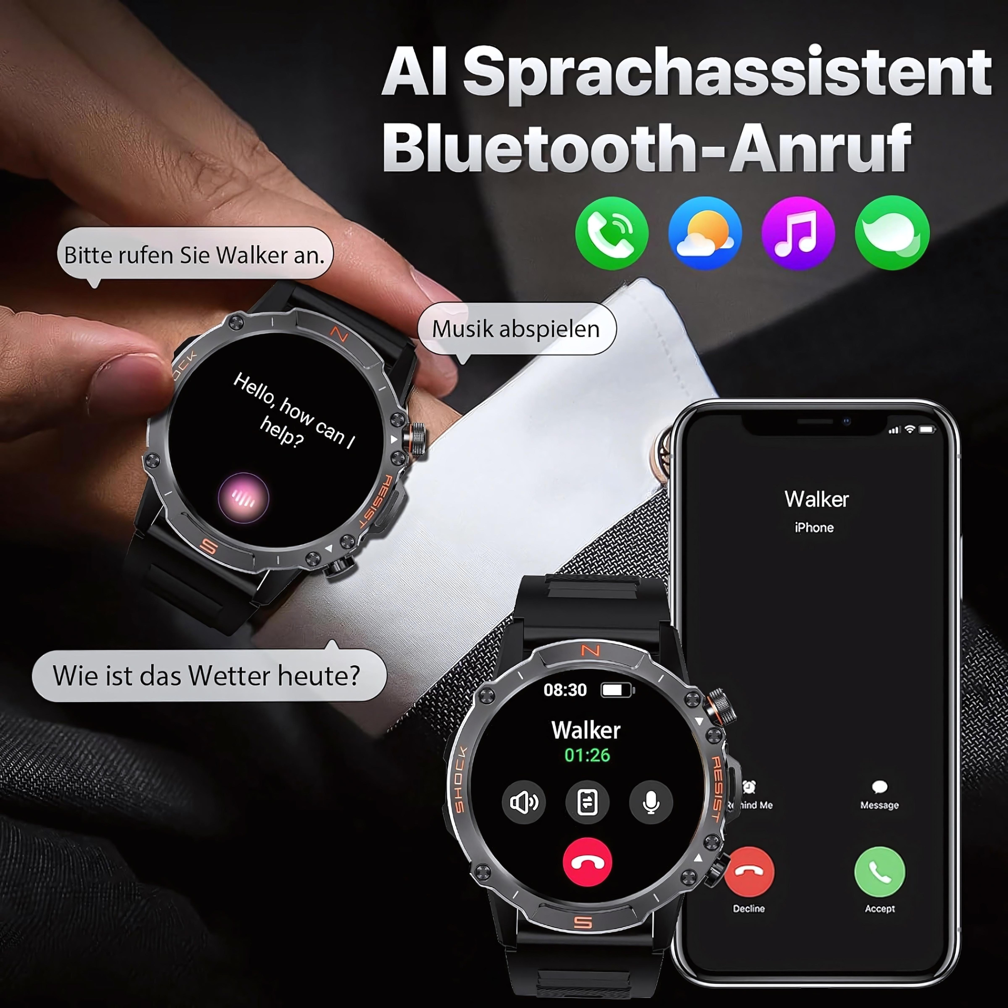 Manike KR10 Smartwatch